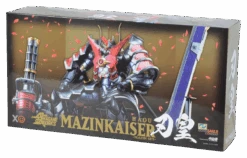 Bandai GSC MAZINKAISER FIGURINE HAGANE WORKS DIECAST / PVC FIGURINE MAZINKAISER HAOU: MAZIN SET 17 CM