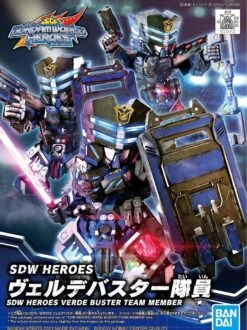 BANDAI GUNPLA SDW HEROES VERDE BUSTER TEAM MEMBER