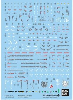 Bandai 1 PACK DECAL N°132 RG GUNDAM HI-NU 1/144