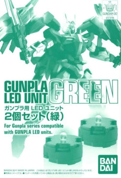 BANDAI GUN13729 GUNPLA MG LED UNIT SET GREEN