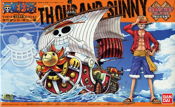 BANDAI ONE PIECE MAQUETTE THOUSAND SUNNY 3 BANDAI ONE PIECE MAQUETTE THOUSAND SUNNY