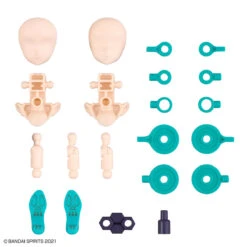 BANDAI 30MS Option Parts Set 7 (Evil Costume) (Color A) -Bandai Boutique 30ms op07 option parts set 7 evil costume color a 3