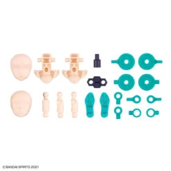 BANDAI 30MS Option Parts Set 7 (Evil Costume) (Color A) -Bandai Boutique 30ms op07 option parts set 7 evil costume color a 4