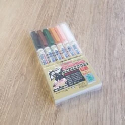 BANDAI GUNPLA MARKER REAL TOUCH 2 SET 6 GUNDAM -Bandai Boutique 346