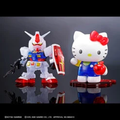 BANDAI SD HELLO KITTY/GUNDAM RX-78-2 EX STAND CLEAR LIMITED -Bandai Boutique 4573102605597 01