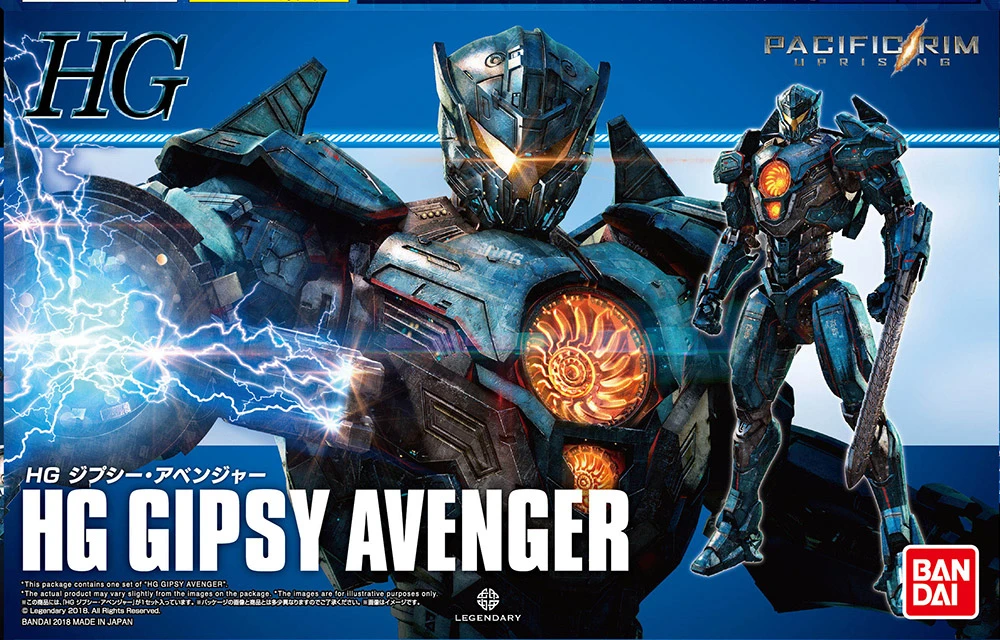 BANDAI PAC80570 PACIFIC RIM HG 1/550 GIPSY AVENGER 3 BANDAI PAC80570 PACIFIC RIM HG 1/550 GIPSY AVENGER
