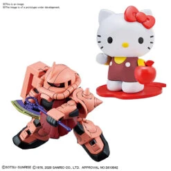 BANDAI GUN74210 SD CROSS SILHOUETTE HELLO KITTY CHAR ZAKU 2 -Bandai Boutique 74210a