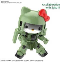 BANDAI GUN74211 SD CROSS SILHOUETTE HELLO KITTY CHAR ZAKU 2 -Bandai Boutique 74211