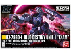 BANDAI GUNPLA HG 1/144 BLUE DESTINY UNIT1 EXAM GUNDAM