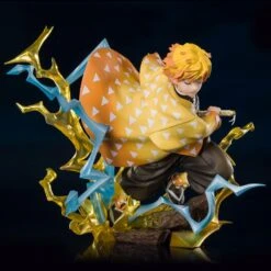 BANDAI Demon Slayer Kimetsu No Yaiba Figuarts Zero Zenitsu Thunderclap & Flash 15cm -Bandai Boutique demon slayer figurine zenitsu agatsuma thunderclap and flash figuarts zero 1