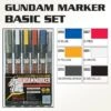 BANDAI GUNPLA MARKER GUNDAM SET 6 -Bandai Boutique gms105 gundam marker basic set set of 6 00
