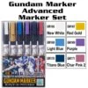 BANDAI GUNDAM ADVANCED SET 6 PCS -Bandai Boutique gms124 gundam marker advanced set set of 6