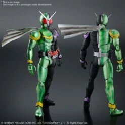 BANDAI KAM75685 MG FIG RISE ART KAMEN RIDER DOUBLE CYCLONE JOKER -Bandai Boutique mgfrsa kamen rider double o1