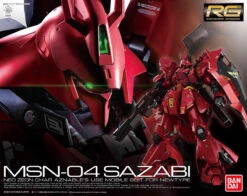 BANDAI GUNPLA RG 1/144 RG GUNDAM NU Et Sazabi -Bandai Boutique rg sazabi boxart