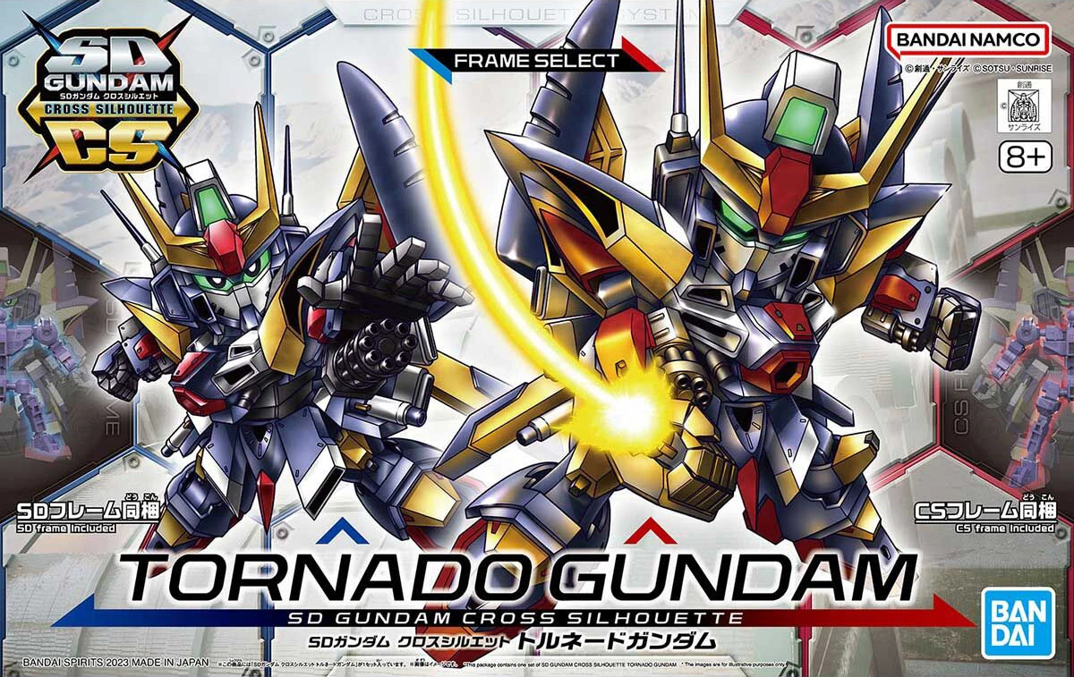 BANDAI SD Gundam Cross Silhouette Tornado Gundam 3 BANDAI SD Gundam Cross Silhouette Tornado Gundam