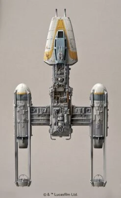 BANDAI STAR WARS MAQUETTE 1/72 Y-WING STARFIGHTER 22 CM -Bandai Boutique starwars y wing 6